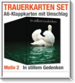 Trauerkarten mit Trauerumschl�gen im Sparpaket, Motiv 02