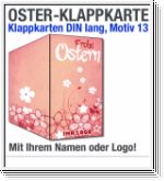 Osterkarten, Oster-Klappkarten, DIN lang, Motiv 13
