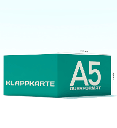 Gro�e Klappkarten, A5, Querformat