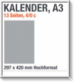 A3-Kalenderdruck, A3-Kalender, Hochformat