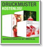Kostenloses Muster, Weihnachtskarten Sparpaket