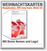 Weihnachtskarten, Klappkarten DIN lang, Motiv 03