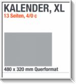 XL-Kalenderdruck, XL-Kalender, Querformat