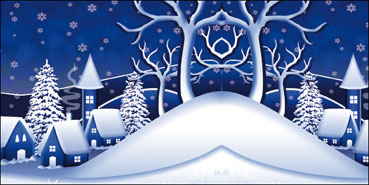 Weihnachtskarte, Klappkarten zu Weihnachten, DIN lang, Weihnachten, druck, drucken, Druckerei