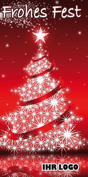 Weihnachtskarte, Klappkarten zu Weihnachten, DIN lang, Weihnachten, druck, drucken, Druckerei