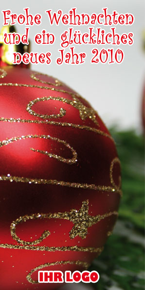 Weihnachtskarte, Klappkarten zu Weihnachten, DIN lang, Weihnachten, druck, drucken, Druckerei