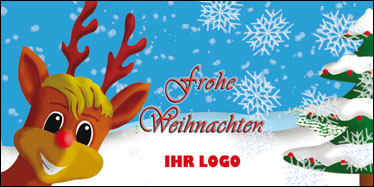Weihnachtskarte, Klappkarten zu Weihnachten, DIN lang, Weihnachten, druck, drucken, Druckerei