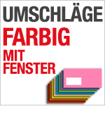 Farbige Fensterumschlge