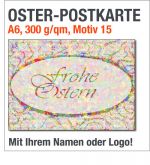 Oster-Postkarten, bunt, psychedelisch