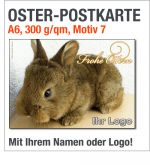 Oster-Postkarten mit Osterhasen