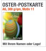 Oster-Postkarten mit buntem Osterei