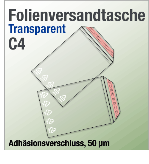 Folienversandtaschen, C4