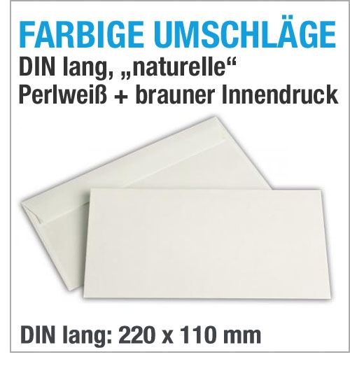 Briefumschlge, Naurelle, DIN lang: 220 x 110 mm