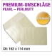C6-White Pearl-Umschläge, Haftklebestreifen