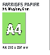 A4-Papier, Grün, Intensivgrün