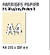 A4-Papier, Perlweiß, helles Creme
