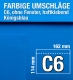C6-Umschläge, Königsblau, Azur