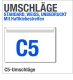 Weiße C5-Umschläge mit Haftklebestreifen