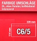C6/5-Umschläge, Rot, Intensivrot, haftklebend