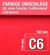 C6-Umschläge, Rot, Intensivrot