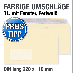Fensterumschläge, DIN lang, Perlweiss