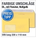 Fensterumschläge, DIN lang, Hellgelb, Zitrone