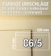 C6/5-Umschläge, Cremeweiß, Chamois, haftklebend