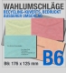 Äußere Wahlumschläge, B6: 176 x 125