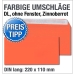 Briefumschläge, DIN lang, Rot, Zinnober