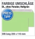 Briefumschläge, DIN lang, Hellgrün