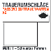 Trauerbriefumschläge, C6, mit schwarzem Rahmen