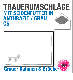 Trauerbriefumschläge, C6, graues SF, Rahmen und Brücke