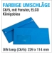 Fensterumschläge, C6/5, Königsblau, Azur