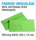 Fensterumschläge, C6/5, Grün, Intensivgrün