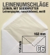 Weiße Leinen-Umschläge, Seidenfutter, C6