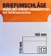 C6-Kuverts mit edlem Seidenfutter in Apricot