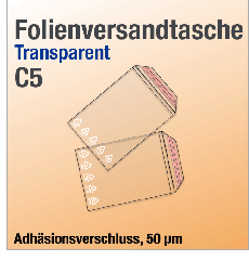 Folienversandtaschen, C5