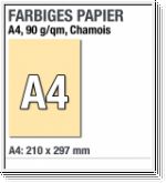 A4-Papier, Chamois, Creme