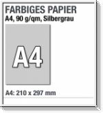 A4-Papier, Grau, Silbergrau