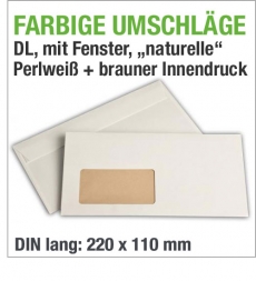 Briefumschlge, Naurelle, DIN lang: 220 x 110 mm