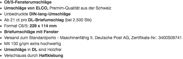 Intensivrote, rote Fensterumschläge C6/5