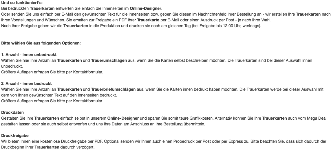 Trauerkarten mit Trauerumschlägen, betende Hände