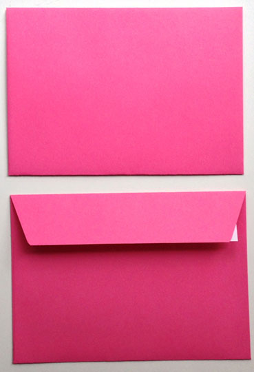 Pinke Briefumschläge, Kuverts in Pink, Rosa, rosa Umschläge, pinkes