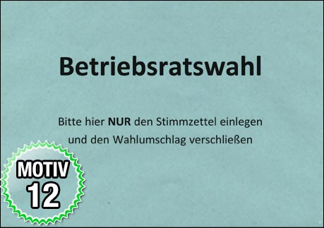 Motiv 12 - Betriebsratswahl