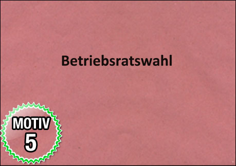 Wahlumschläge - Motiv 5